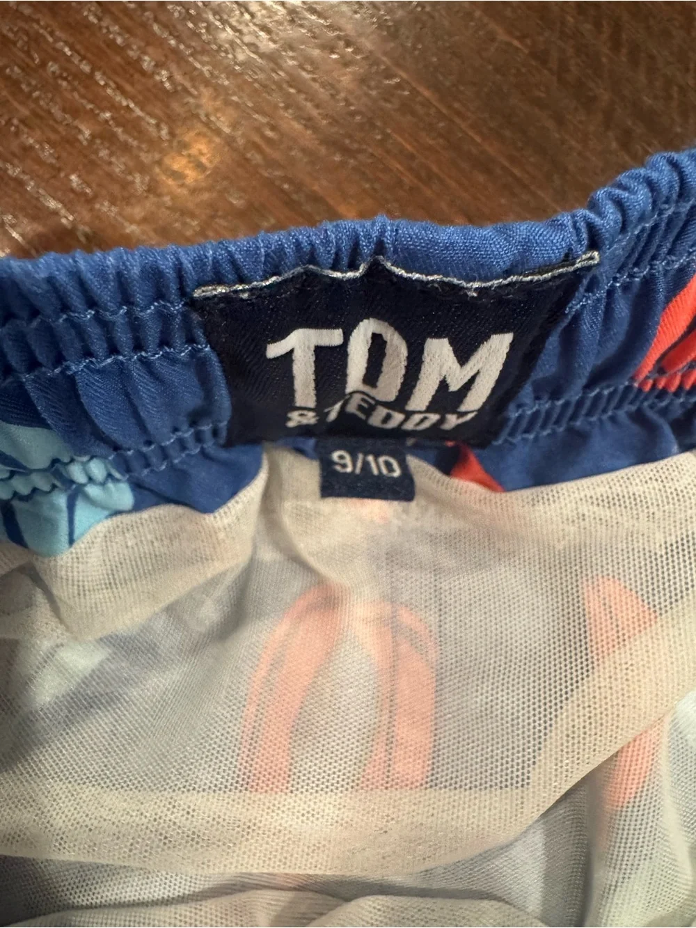 Tom and Teddy boys swim trunks size 9/10